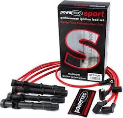 Запалителни кабели Powertec Powertec Seat Ibiza Toledo VW Golf Jetta Vento 85-02 червени