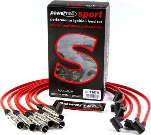 Powertec Ignition Wires Powertec Ford Galaxy Seat Alhambra VW Golf V6 88-00 Red