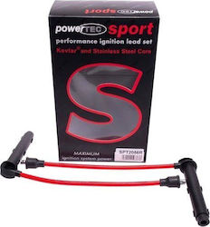 Powertec Zündkabel Powertec Land Rover Freelander Rover 25 45 75 1.4-1.8l Rot