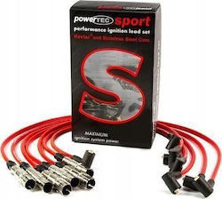 Cabluri de aprindere Powertec Powertec Volvo 850 C70 S60 V70 2.0 2.3 2.5l 92-00 Albastru