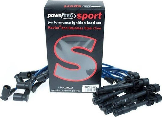 Καλώδια Ανάφλεξης Powertec Powertec Audi V8 100 S6 3.6 4.2l V8 91-97 Κόκκινα