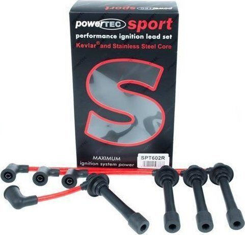 Powertec Ignition Wires Powertec Mazda MX-5 Xedos 6 1.6 1.8L 90-98 Red