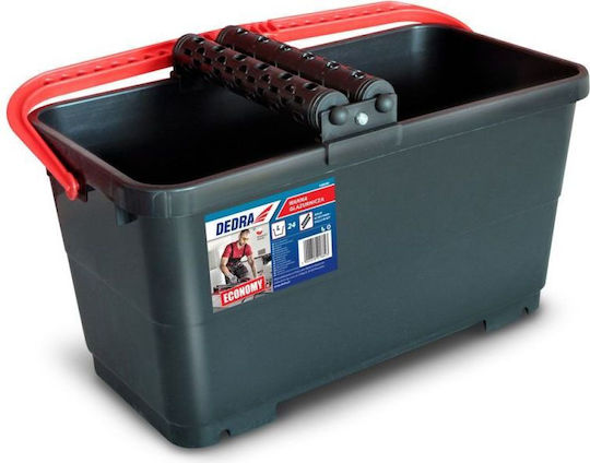 Dedra Kunststoff Mop Eimer Gewicht 24lt Schwarz
