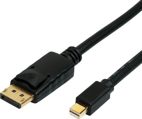 Roline Kabel DisplayPort-Stecker - Mini-DisplayPort-Stecker 1m Schwarz