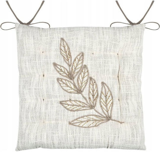 Atmosphera Sunlight Garden Chair Cushion Beige 38x38cm