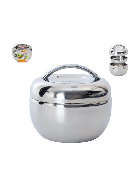 Banquet Lunchbox Isolierte Lunchbox Inox Silber 1000ml 1Stück
