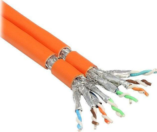 Alcasa S/FTP Кат.7 Кабел за Ethernet мрежа 25м Оранжев 1бр