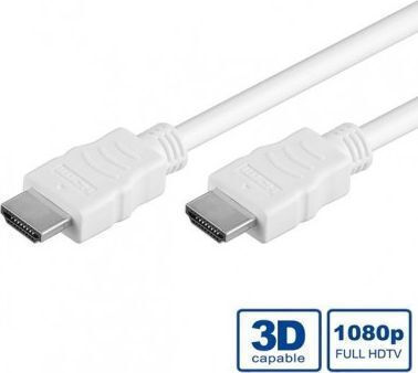 Value HDMI 1.4 High Speed 1080p 120Hz Cable HDMI Male - HDMI Male 20m White
