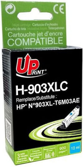Uprint Compatible Inkjet Printer Ink HP T6M03AE, HP 903XL 12ml Cyan 1pcs