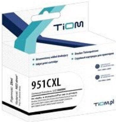 Tiom Compatible Inkjet Printer Ink HP CN046AE Cyan 1pcs