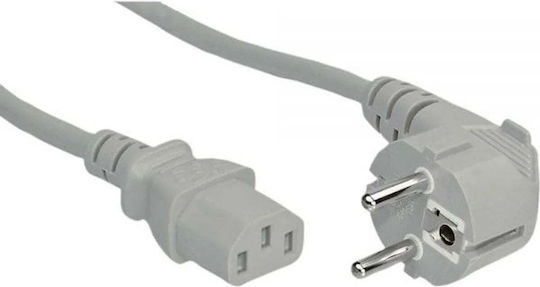Inline Stromkabel Typ F Deutscher Winkelstecker IEC C13 1,5m 16652g