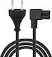 Savio Power Cord 2pin C7 Angled 5m Cl-186