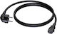 Procab Stromkabel Procab Cab490/1 Schuko-Stecker Euro-Buchse PVC-Kabel 3 x 1,5 mm² 1 m