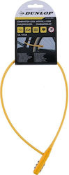 Dunlop Gelbes Kombinations-Fahrradschloss