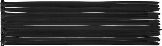Neo Δεματικά Καλωδίων Πλαστικά 300mmx7.6mm σε Μαύρο χρώμα (50τμχ)