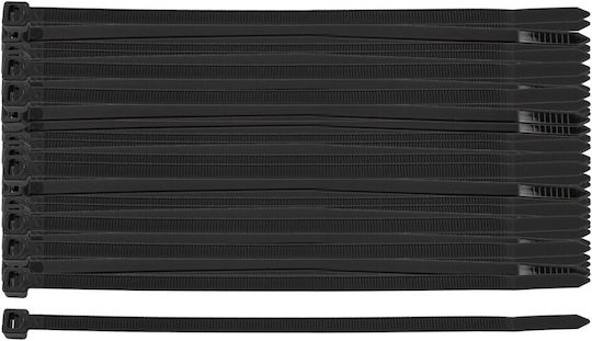 Neo Δεματικά Καλωδίων Πλαστικά 150mmx4.8mm σε Μαύρο χρώμα (100τμχ)
