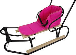 Saltea moale pentru sanie Leantoys, trei catarame, roz Saltea moale pentru sanie Leantoys, trei catarame, roz