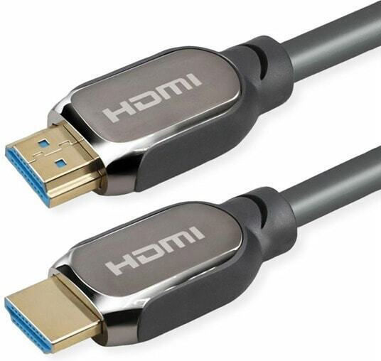 Roline Cablu HDMI 2.0 Premium High Speed 4K 60Hz HDR HDMI De Sex Masculin - HDMI De Sex Masculin 2m Negru