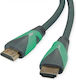 Roline Cablu HDMI de sex masculin - HDMI de sex masculin 3m Verde