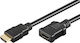 Goobay HDMI 2.0 Premium High Speed 4K 60Hz HDR Кабел HDMI Мъжки - HDMI Мъжки 0.5м Черен