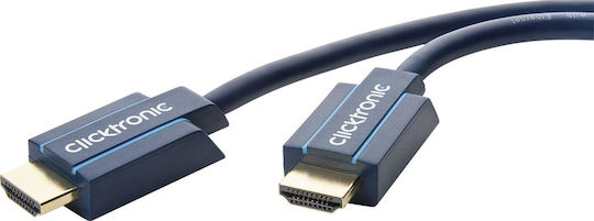 Clicktronic HDMI 1.4 High Speed 1080p 120Hz Cable HDMI male - HDMI male 12.5m Μπλε