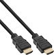 InLine HDMI 2.0 Premium High Speed 4K 60Hz HDR Cable HDMI Male - HDMI Male 1m Black