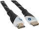 Winkel Kabel HDMI-Stecker - HDMI-Stecker 1m Silber