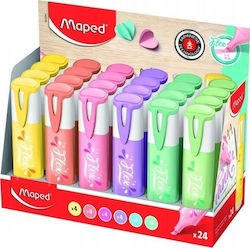 Teka Underline Markers Pastel Set 24 Colours Teka Underline Markers Pastel Set 24 Colours