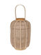 vidaXL Φαναράκι Rattan Μπεζ 28x40x40εκ.