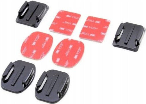 Xrec Adhesive Mounts 4pcs 3m Gopro Hero 7 6 5 4 3+ 3 2 Sjcam