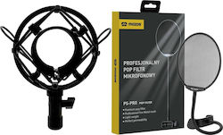 Mozos Mozos Αντικραδασμική Βάση Shock Μικρόφωνα 48-54mm Shm2 + Φίλτρο Ποπ Μικροφώνου Ps-pro