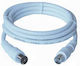 PremiumCord Cablu Antenă Coaxial de sex masculin - Coaxial de sex feminin Alb 10m