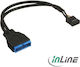InLine USB to 30-Pin Cable Μαύρο 0.3m 1τμχ