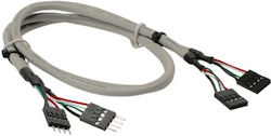 InLine USB to 30-Pin Cable 0.3m Gray