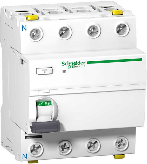 Schneider Electric Ρελέ Ράγας Ισχύος 40A Τετραπολικό