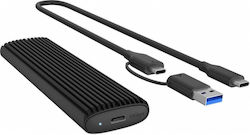 Icy Box Твърд диск кутия M.2 SATA III NVMe с връзка SATA / USB 3.1 в Черен цвят Icy Box Твърд диск кутия M.2 SATA III NVMe с връзка SATA / USB 3.1 в Черен цвят