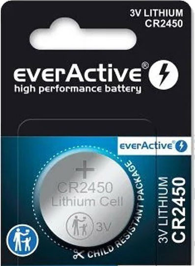 EverActive Μπαταρία Λιθίου Ρολογιών CR2450 3V 1τμχ