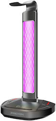 Поставка за слушалки Preyon Heron Beak RGB зарядно хъб USB PHB41B