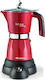 Ariete Mokina Grande Electric Stovetop Espresso Pot for 480W Red