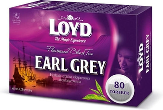 Loyd Loyd Earl Grey Μαύρο Τσάι Φακελάκια 80τμχ 120γρ