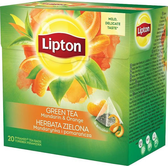 Lipton Green Orange Pyramid Tea 20 Bags 8420156
