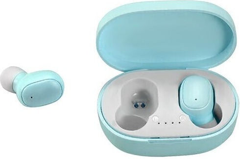 Somostel SMS-J13 In-ear Bluetooth Handsfree Ακουστικά με Θήκη Φόρτισης Μπλε