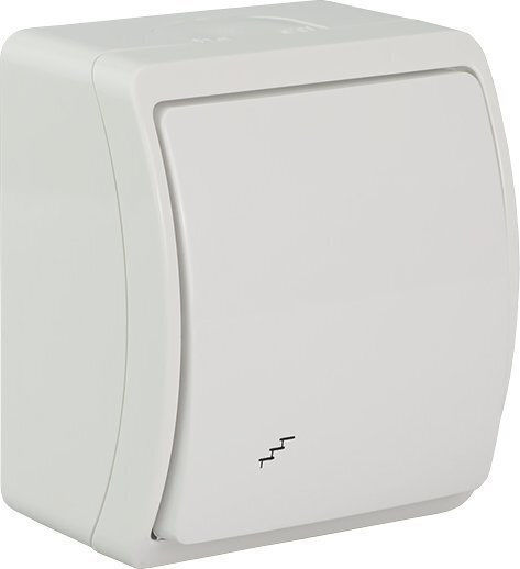 Elektro Plast Waterproof Wall Switch Lighting with Frame White