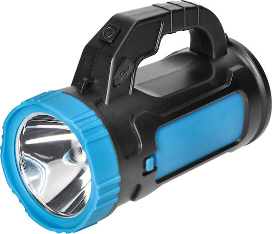 Orno Wiederaufladbar Taschenlampe LED mit maximaler Helligkeit 110lm Schwarz