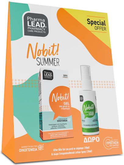 Pharmalead Promo Nobit Summer Orange Nobit After Gel Απαλυντικό Gel Τσίμπημα 30ml & Εντομοαπωθητική Lotion Spray 30ml