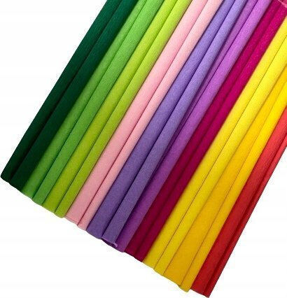 Happy Color Corrugated Paper 25x200cm Mix 10 Rolls