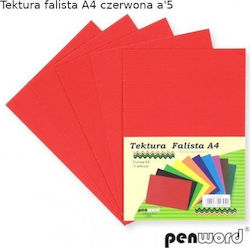 Penword Wellpappe Penword A4 5 Blatt Rot Penword