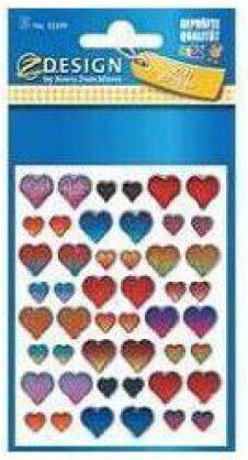 Avery Zweckform 3D Herz Sticker Bogen 106402 1462012 4004182552094