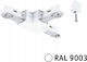 Urail T Connector Track System 230v White Ral9003 Plastic Paulmann
