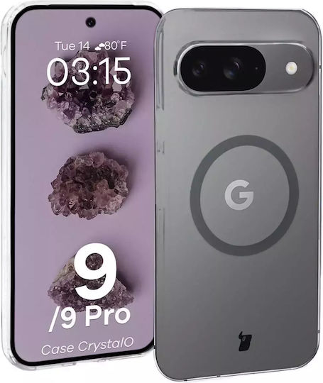 Bizon CrystalO Back Cover Διάφανο (Google Pixel 9 / 9 ProOnePlus 9 Pro)